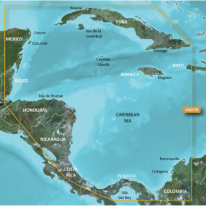 GARMIN BLUECHART G3 HXUS031R  SOUTHWEST CARIBBEAN MICROSD