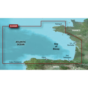 GARMIN BLUECHART G3 HXEU008R  BAY OF BISCAY MICROSD & SD