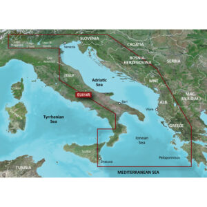 GARMIN BLUECHART G3 HXEU014R  ITALY ADRIATIC SEA MICROSD &