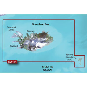 GARMIN BLUECHART G3 HXEU043R  ICELAND & FAEROE ISLANDS
