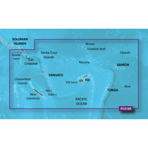 GARMIN BLUECHART G3 HXPC018R  NEW CALEDONIA TO FIJI