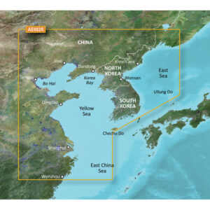 GARMIN BLUECHART G3 HXAE002R  YELLOW SEA MICROSD & SD