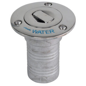 WHITECAP BLUEWATER PUSH UP DECK FILL 1-1/2" HOSE WATER SS