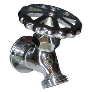 WHITECAP C.P. BRASS SILLCOCK 1-5/8" BASE 3-3/16" DEPTH