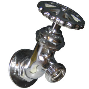 WHITECAP CP BRASS LG SILLCOCK 2-3/16" BASE 4" DEPTH