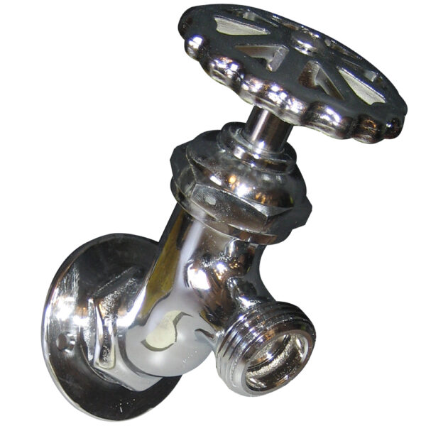WHITECAP CP BRASS LG SILLCOCK 2-3/16" BASE 4" DEPTH