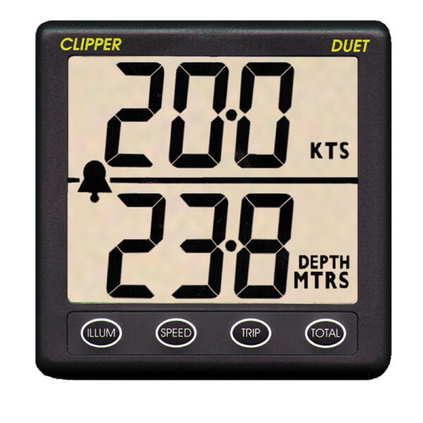 CLIPPER DUET INSTRUMENT DEPTH SPEED LOG WITH TRANSDUCERS