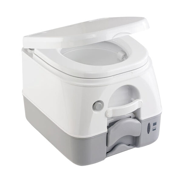 DOMETIC 974MSD PORTABLE TOILET GRAY W/ BRACKETS MSD