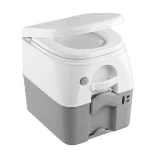 DOMETIC 975MSD PORTABLE TOILET GRAY W/ BRACKETS MSD