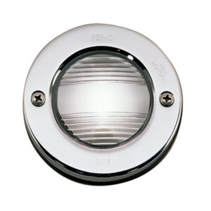 PERKO VERTICAL MOUNT STERN LIGHT 12VDC W/ CHROME BEZEL