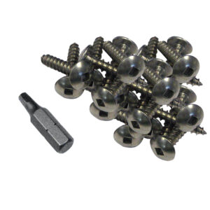 DOCK EDGE STAINLESS STEEL PROFILE FASTENERS 100 PCS 1"