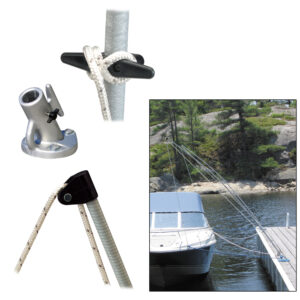 DOCK EDGE MOORING WHIP 2 PIECE 12FT 5,000 LBS UP TO 23FT