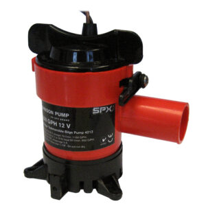 JOHNSON PUMP 1250 GPH BILGE  PUMP 1-1/8" HOSE 12V