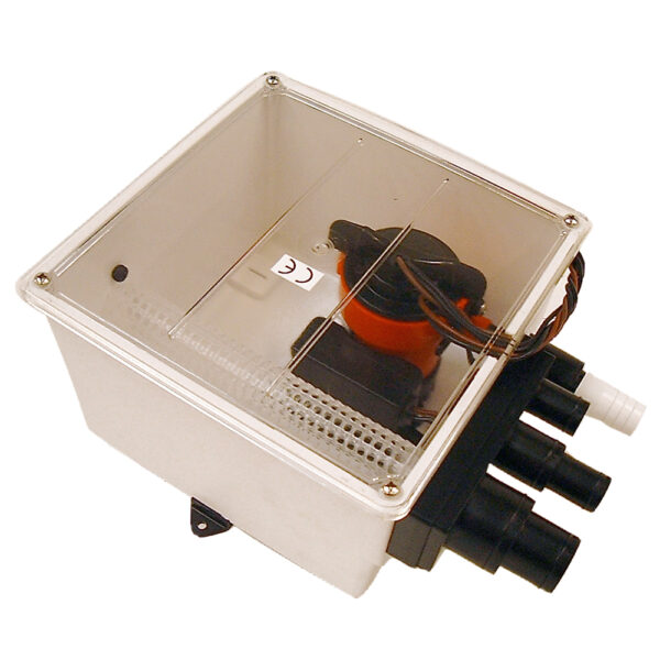 JOHNSON PUMP 1000 GPH MULTI PORT SHOWER PUMP 12V W/SWITCH