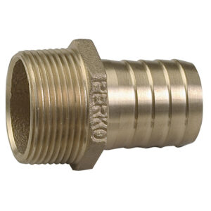 PERKO 3/4" PIPE TO HOSE ADAPTER STRAIGHT BRONZE