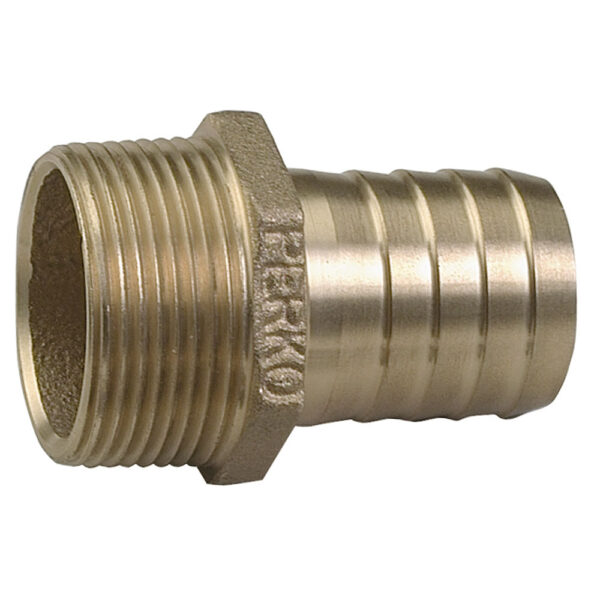 PERKO 3/4" PIPE TO HOSE ADAPTER STRAIGHT BRONZE