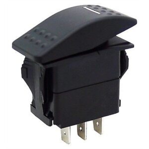 MARPAC CONTURA STYLE ROCKER SWITCH ON-OFF SPST 12V-24V DPDT ILLUMINATED