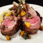 Roasted Rack of Lamb with Pumpkin & Mushroom Risotto
