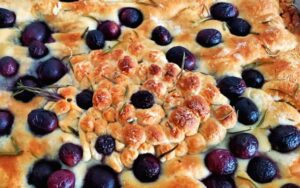 Tuscan Grape Focaccia | Schiacciata all’Uva