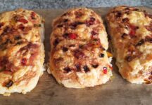 Fontina Cheese and Bell Peppers Focaccia